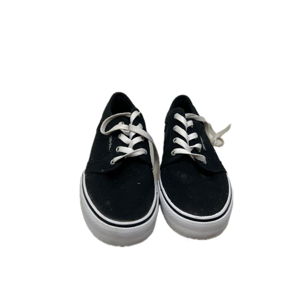 Maui Jim Low Top Canvas Black Skate Sneakers Mens 9.5